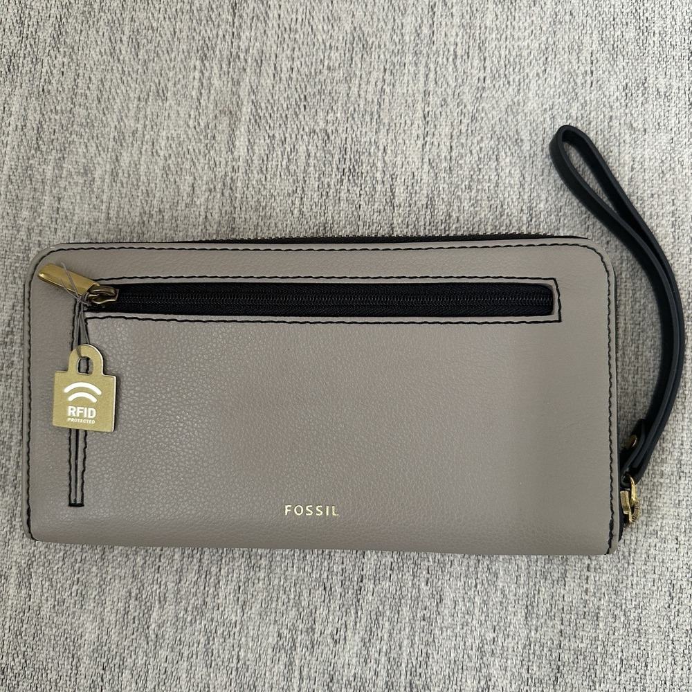 Fossil‎ Jori RFID Zip Clutch Taupe